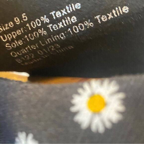 Blowfish Malibu Adorable Daisy Patterned Cloth Upper Cork Wedges in Sz. 9.5 - Picture 8 of 8